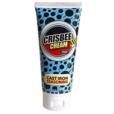 Crisbee Cream Iron® Cast Iron and Carbon Steel Seasoning - Griddle Seasoning - Family Made in USA - 6 oz.